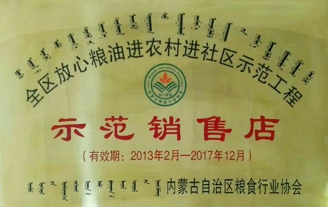 示范銷(xiāo)售店